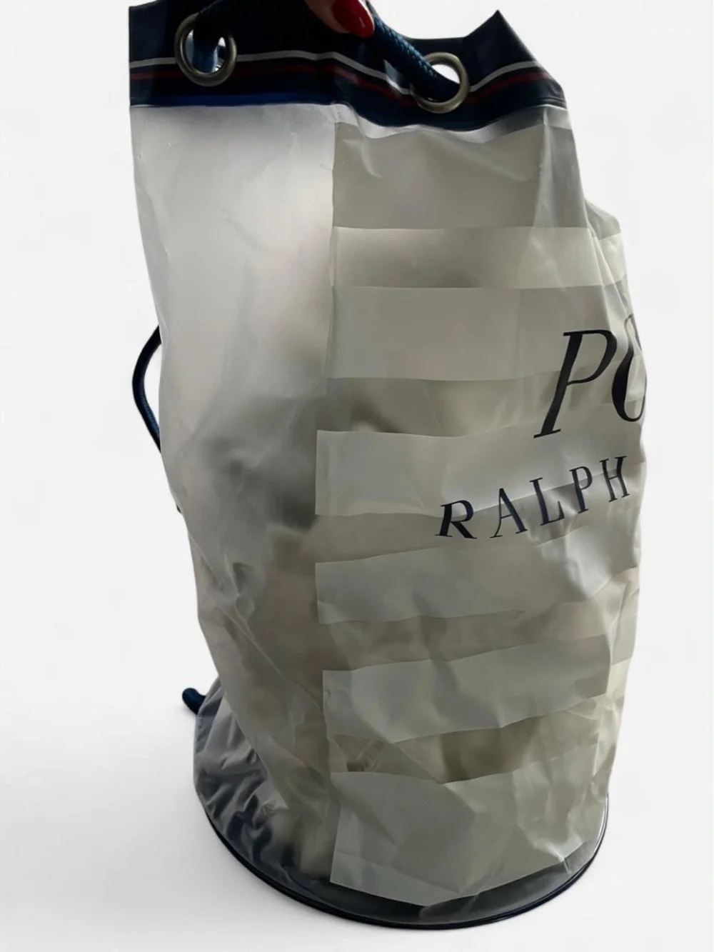 Polo by Ralph Lauren Bag 2025 US Open Clear Drawstring Official Tennis Tote